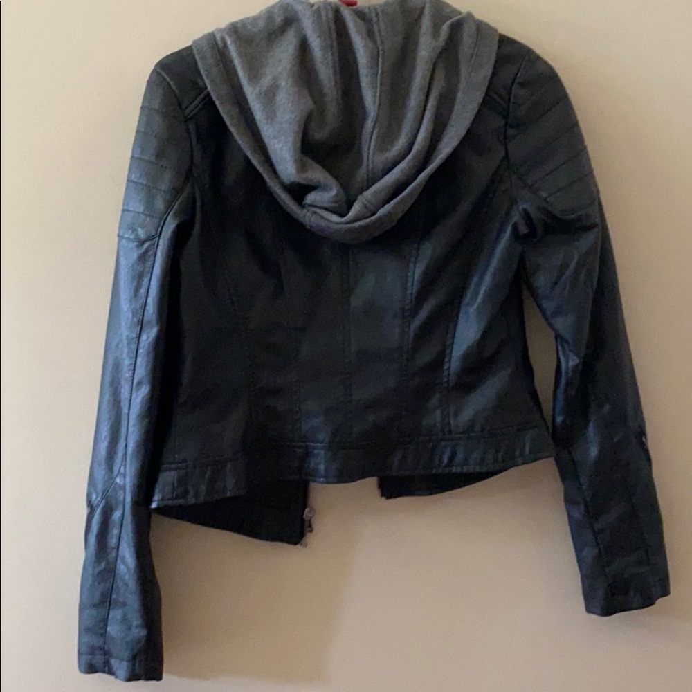 Bernardo black leather jacket - Picture 2 of 5